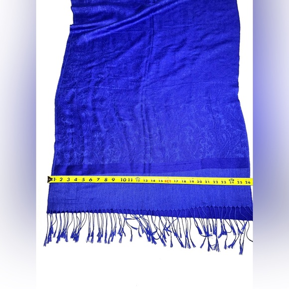 Elegant Blue Women's Scarf Pashmina Wrap Blue /Violet - Picture 5 of 12